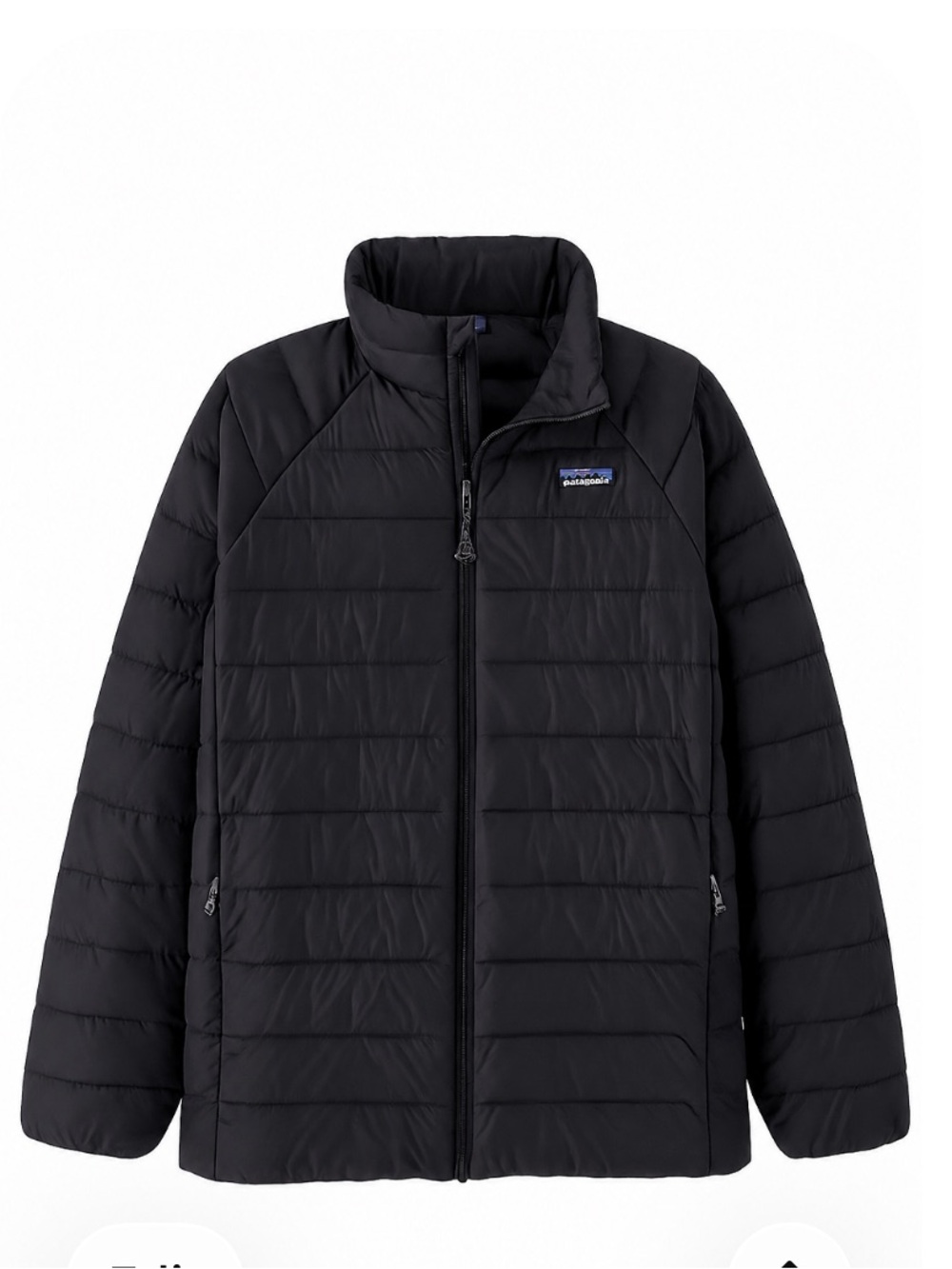 Patagonia Kids Down Sweater Jacket In Black Size M 10 Recycled Down EUC!
